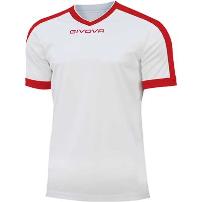 Ensemble de football Givova Revolution - Blanc/Rouge - XS - Publicité Ensemble de football Givova Revolution - Blanc/Rouge - XS - Publicité