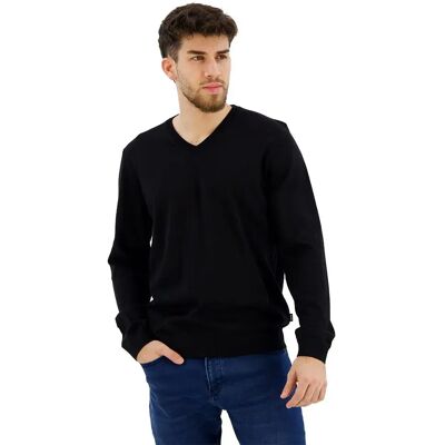 Boss Pull à Col En V Melba-p Black M Homme - Publicité Boss Pull à Col En V Melba-p Black M Homme - Publicité