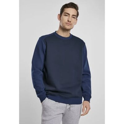 Urban Classics Sweat-shirt 2-tone Fake Raglan Crew Blue Marine / Dark Blue M Homme - Publicité Urban Classics Sweat-shirt 2-tone Fake Raglan Crew Blue Marine / Dark Blue M Homme - Publicité