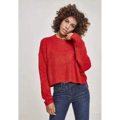 Urban Classics Pull Wide Oversized Red XL Femme - Publicité Urban Classics Pull Wide Oversized Red XL Femme - Publicité