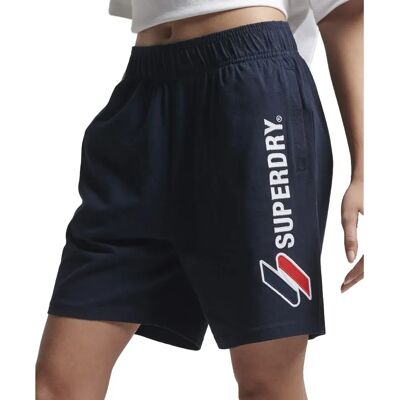 Superdry Short Code Sl Applique Boy Deep Navy XS Femme - Publicité Superdry Short Code Sl Applique Boy Deep Navy XS Femme - Publicité