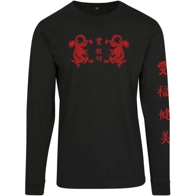 Mister Tee T-shirt à Manches Longues Chinee Letter Longleeve Black XS Femme - Publicité Mister Tee T-shirt à Manches Longues Chinee Letter Longleeve Black XS Femme - Publicité