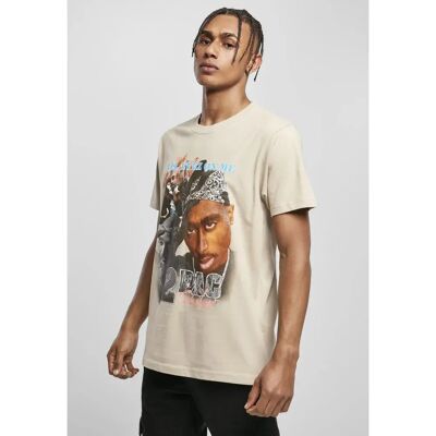 Mister Tee T-shirt à Manches Courtes Tupac Retro White M Homme - Publicité Mister Tee T-shirt à Manches Courtes Tupac Retro White M Homme - Publicité