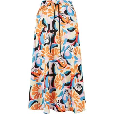 Urban Classics Jupe Midi Aop Satin Magic Mango Abstract 4XL Femme - Publicité Urban Classics Jupe Midi Aop Satin Magic Mango Abstract 4XL Femme - Publicité