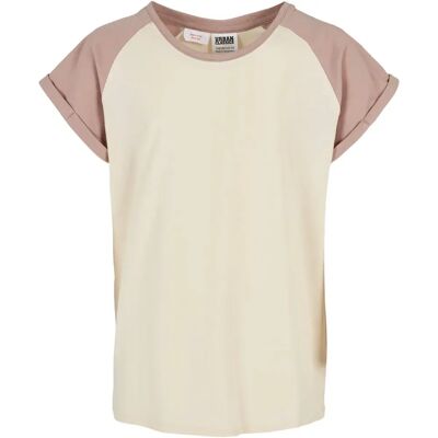 Urban Classics T-shirt à Manches Courtes Contrast Raglan White Sand / Dusk rose 122-128 cm - Publicité Urban Classics T-shirt à Manches Courtes Contrast Raglan White Sand / Dusk rose 122-128 cm - Publicité