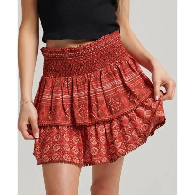 Superdry Jupe Vintage Tiered Mini Red Geo Print Mix M Femme - Publicité Superdry Jupe Vintage Tiered Mini Red Geo Print Mix M Femme - Publicité