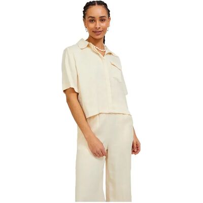 Jack & Jones Chemise à Manches Courtes Lark Short Satin Seedpearl L Femme - Publicité Jack & Jones Chemise à Manches Courtes Lark Short Satin Seedpearl L Femme - Publicité