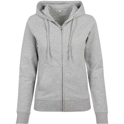 Build Your Brand Sweat-shirt à Zip Terry Heather Grey XS Femme - Publicité Build Your Brand Sweat-shirt à Zip Terry Heather Grey XS Femme - Publicité