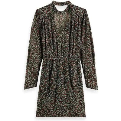Scotch & Soda Robe Courte à Manches Longues 173382 Creatures Of The Night Field Green 34 Femme - Publicité Scotch & Soda Robe Courte à Manches Longues 173382 Creatures Of The Night Field Green 34 Femme - Publicité