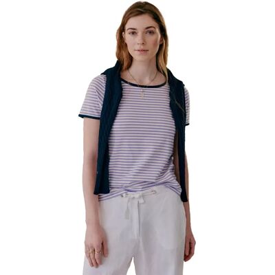 Redgreen T-shirt à Manches Courtes Camilla Violet Stripe M Femme - Publicité Redgreen T-shirt à Manches Courtes Camilla Violet Stripe M Femme - Publicité