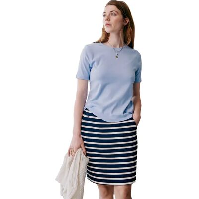 Redgreen Jupe Courte Nabila Navy Stripe S Femme - Publicité Redgreen Jupe Courte Nabila Navy Stripe S Femme - Publicité