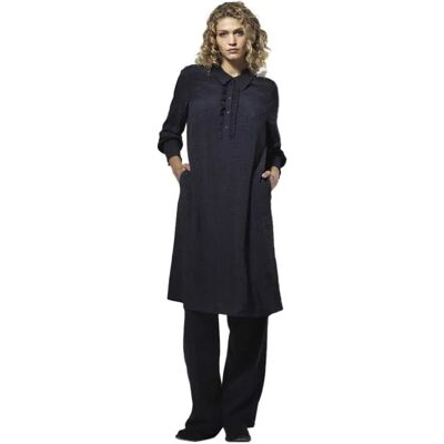 Redgreen Robe Midi à Manches Longues Dytte Dark Navy Pattern M Femme - Publicité Redgreen Robe Midi à Manches Longues Dytte Dark Navy Pattern M Femme - Publicité