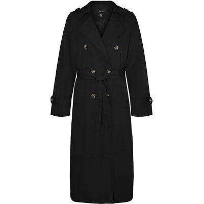 Vero Moda Trench-coat Chloe Long Black M Femme - Publicité Vero Moda Trench-coat Chloe Long Black M Femme - Publicité