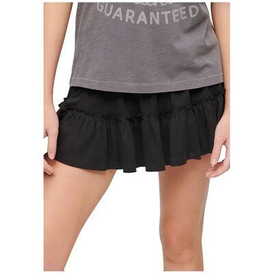 Superdry Jupe Courte Tiered Black XL Femme - Publicité Superdry Jupe Courte Tiered Black XL Femme - Publicité