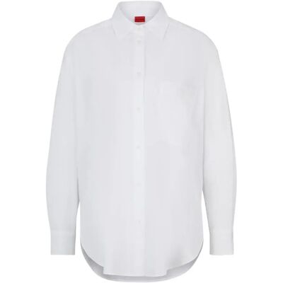 Hugo Chemise Surchemise 10251197 White 38 Femme - Publicité Hugo Chemise Surchemise 10251197 White 38 Femme - Publicité