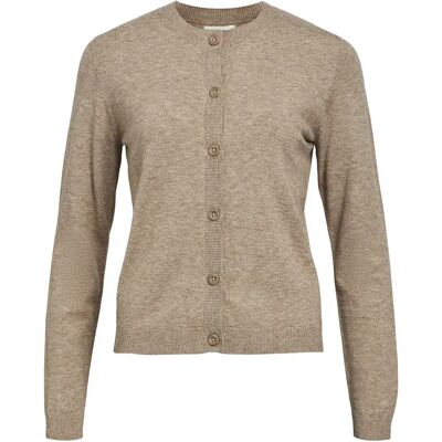 Object Cardigan Thess Desert Taupe / Detail Melange M Femme - Publicité Object Cardigan Thess Desert Taupe / Detail Melange M Femme - Publicité