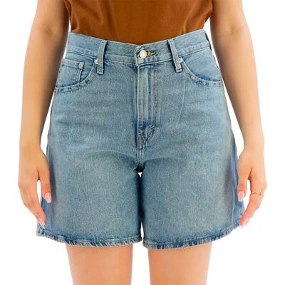 Levi´s ® Shorts En Jean Taille Haute Baggy Med Indigo / Flat Finish 28 Femme - Publicité Levi´s ® Shorts En Jean Taille Haute Baggy Med Indigo / Flat Finish 28 Femme - Publicité