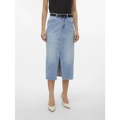 Vero Moda Jupe En Jean Veri Light Blue Denim XS Femme - Publicité Vero Moda Jupe En Jean Veri Light Blue Denim XS Femme - Publicité