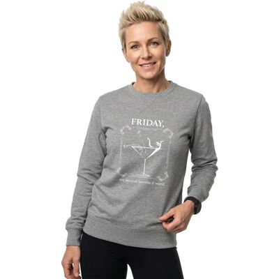 Miss Tee Sweat-shirt F-word Grey XS Femme - Publicité Miss Tee Sweat-shirt F-word Grey XS Femme - Publicité