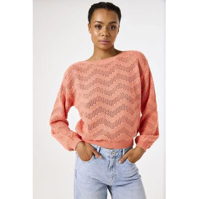 Garcia Pull B50040 Peach Sorbet XL Femme - Publicité Garcia Pull B50040 Peach Sorbet XL Femme - Publicité