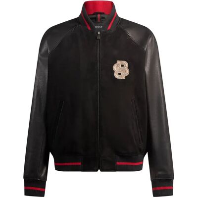 Boss Veste En Cuir Menit Lny Black 46 Homme - Publicité Boss Veste En Cuir Menit Lny Black 46 Homme - Publicité