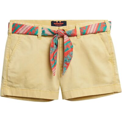 Superdry Shorts Chino Classic French Vanilla Yellow 2XS Femme - Publicité Superdry Shorts Chino Classic French Vanilla Yellow 2XS Femme - Publicité