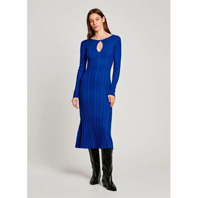 Pepe Jeans Robe Longue à Manches Longues Natasha Klein Blue S - Publicité Pepe Jeans Robe Longue à Manches Longues Natasha Klein Blue S - Publicité