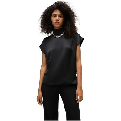 Hugo Blouse à Manches Courtes Caneli 1 10263720 Black 44 Femme - Publicité Hugo Blouse à Manches Courtes Caneli 1 10263720 Black 44 Femme - Publicité