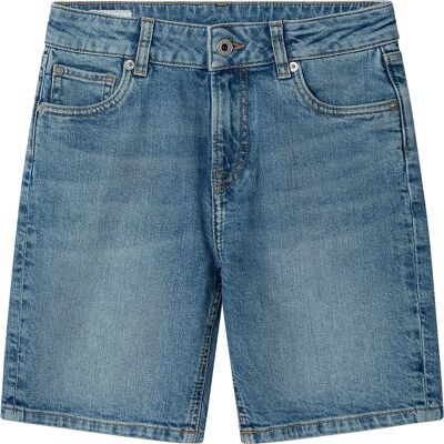 Pepe Jeans Short En Jean Pg800869 Denim / Medium Light Blue 10 Années - Publicité Pepe Jeans Short En Jean Pg800869 Denim / Medium Light Blue 10 Années - Publicité