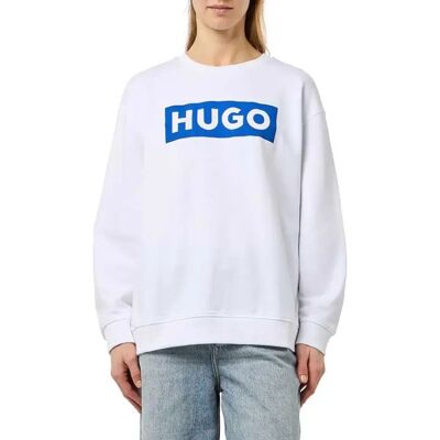 Hugo Sweat-shirt Classic 10249110 01 White XL Femme - Publicité Hugo Sweat-shirt Classic 10249110 01 White XL Femme - Publicité