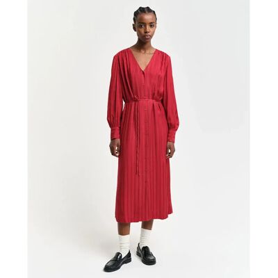 Gant Robe Midi à Manches Longues 4503360 Cherry Red 34 Femme - Publicité Gant Robe Midi à Manches Longues 4503360 Cherry Red 34 Femme - Publicité