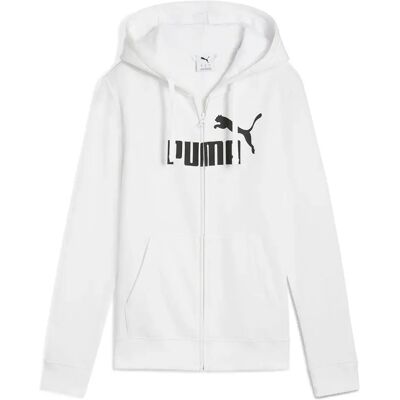 Puma Sweat-shirt à Zip Ess No 1 Logo PUMA White XL Femme - Publicité Puma Sweat-shirt à Zip Ess No 1 Logo PUMA White XL Femme - Publicité