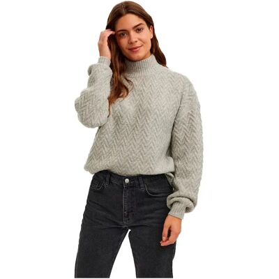 Vero Moda Pull à Col Roulé Ella Grey S Femme - Publicité Vero Moda Pull à Col Roulé Ella Grey S Femme - Publicité