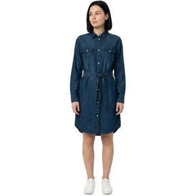 Pepe Jeans Robe à Manches Longues Victoria Denim Denim 5A0 S - Publicité Pepe Jeans Robe à Manches Longues Victoria Denim Denim 5A0 S - Publicité