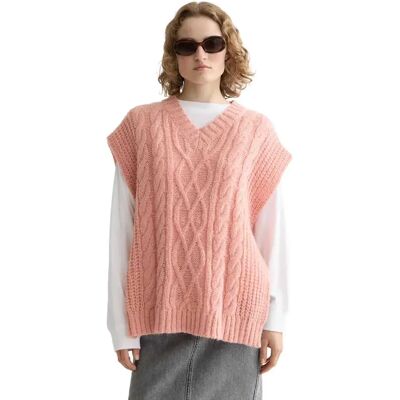 Scotch & Soda Gilet En Tricot Cable Stitch Spencer Coral Almond M Femme - Publicité Scotch & Soda Gilet En Tricot Cable Stitch Spencer Coral Almond M Femme - Publicité