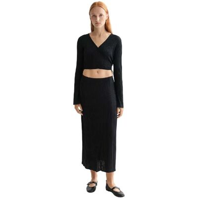 Scotch & Soda Robe Longue à Manches Longues Skinny Rib Knitted Wrap Meteorite M Femme - Publicité Scotch & Soda Robe Longue à Manches Longues Skinny Rib Knitted Wrap Meteorite M Femme - Publicité