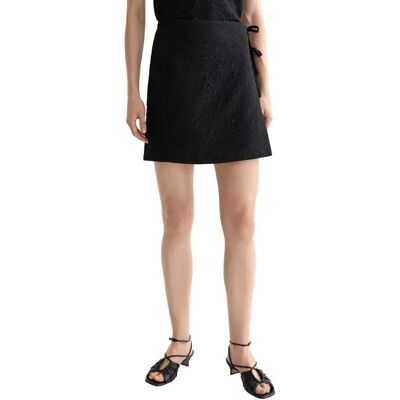 Scotch & Soda Jupe Courte Wrapped And Tied Meteorite M Femme - Publicité Scotch & Soda Jupe Courte Wrapped And Tied Meteorite M Femme - Publicité