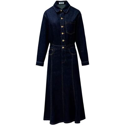 Salsa Jeans Robe à Manches Longues 21010306 Dark Wash M Femme - Publicité Salsa Jeans Robe à Manches Longues 21010306 Dark Wash M Femme - Publicité
