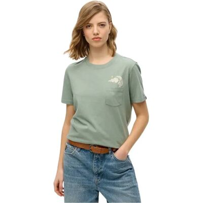 Superdry T-shirt en Coton Biologique Décontracté - T-shirt - Publicité Superdry T-shirt en Coton Biologique Décontracté - T-shirt - Publicité