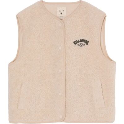 Billabong Gilet Be Happy Fleece White Cap M Femme - Publicité Billabong Gilet Be Happy Fleece White Cap M Femme - Publicité
