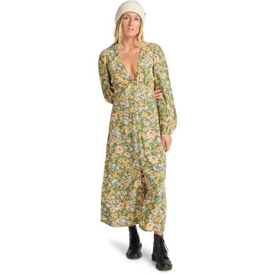 Billabong Robe Longue à Manches Longues Cool Night Luv Army XS Femme - Publicité Billabong Robe Longue à Manches Longues Cool Night Luv Army XS Femme - Publicité