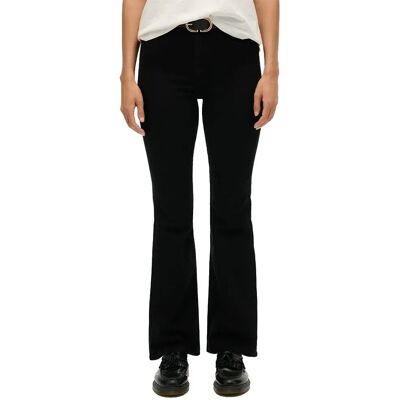 Superdry Jean High Rise Flare Black 26 Femme - Publicité Superdry Jean High Rise Flare Black 26 Femme - Publicité