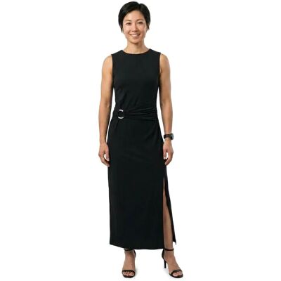 Hugo Robe Sans Manches Nastasiel 10276327 Black XL Femme - Publicité Hugo Robe Sans Manches Nastasiel 10276327 Black XL Femme - Publicité