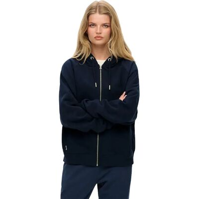 Superdry Sweat-shirt à Zip Essential Logo Oversize Richest Navy M Femme - Publicité Superdry Sweat-shirt à Zip Essential Logo Oversize Richest Navy M Femme - Publicité