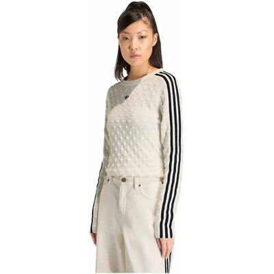 Adidas Originals Sweat-shirt Slim Solid Spike Knit White M Femme - Publicité Adidas Originals Sweat-shirt Slim Solid Spike Knit White M Femme - Publicité