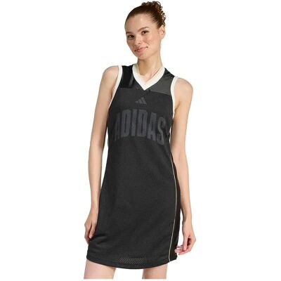 Adidas Robe Courte Sans Manches Stadium Mesh Black / Crystal Linen / Off White S Femme - Publicité Adidas Robe Courte Sans Manches Stadium Mesh Black / Crystal Linen / Off White S Femme - Publicité