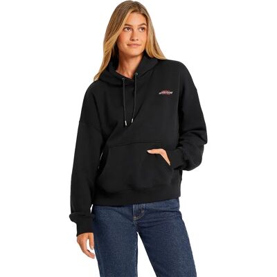 Guess Jeans Sweat à Capuche American Trad Jet Black A996 M Femme - Publicité Guess Jeans Sweat à Capuche American Trad Jet Black A996 M Femme - Publicité