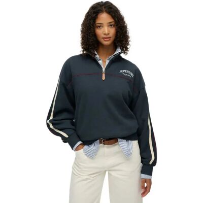 Superdry Pull à Demi-zip Country Club Tape Eclipse Navy S Femme - Publicité Superdry Pull à Demi-zip Country Club Tape Eclipse Navy S Femme - Publicité