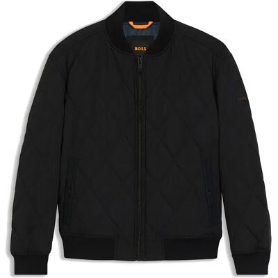 Boss Blouson Bomber Osnape 10255052 Black 46 Homme - Publicité Boss Blouson Bomber Osnape 10255052 Black 46 Homme - Publicité