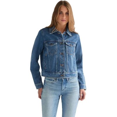 Wrangler Veste En Jean Western Frontier Fade S Femme - Publicité Wrangler Veste En Jean Western Frontier Fade S Femme - Publicité